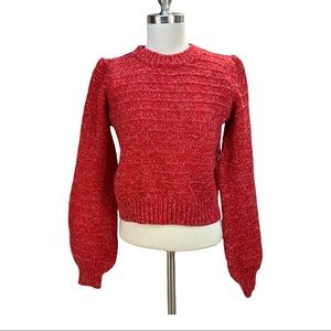 Nwt Joie Cherry Kore Wool Blend Crop 